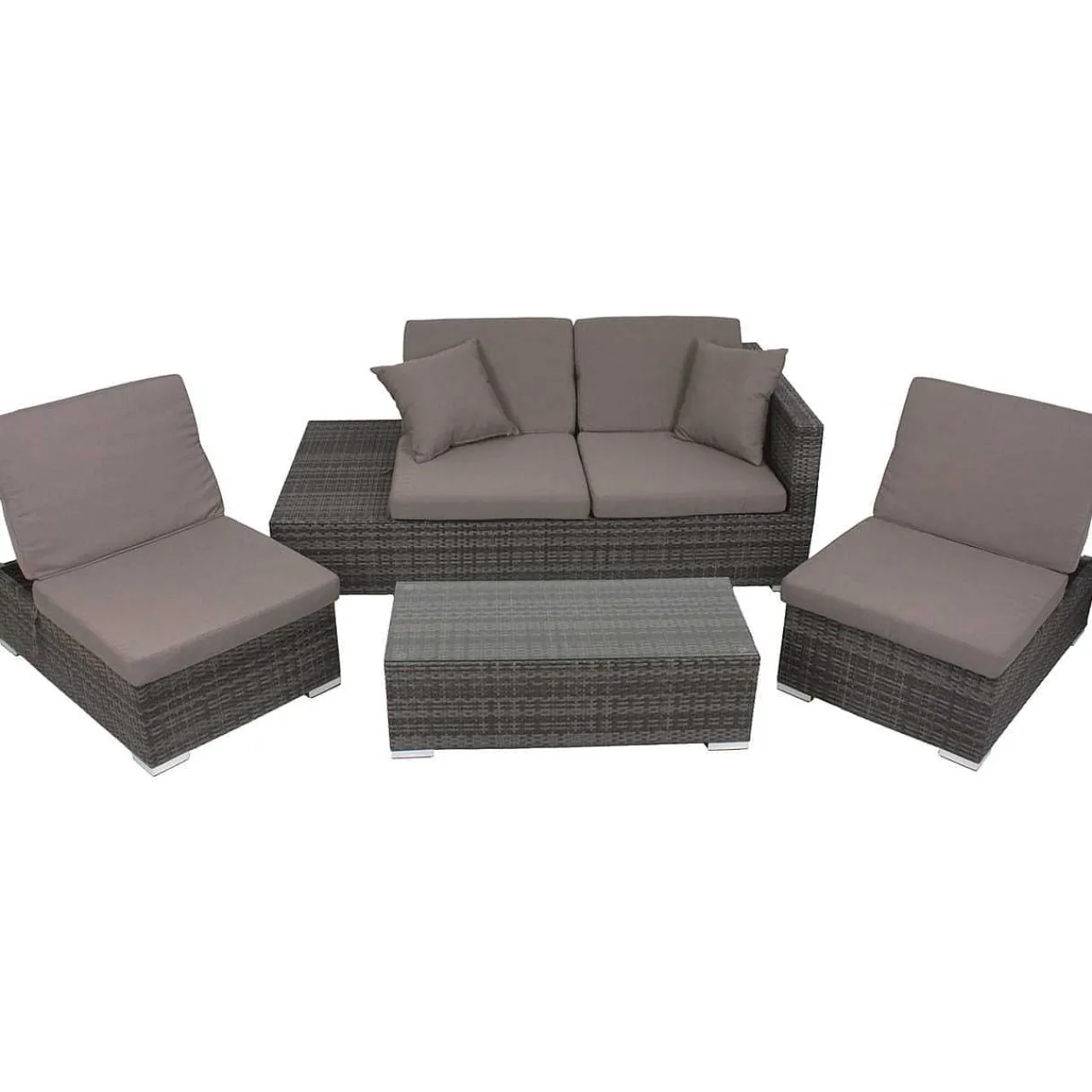 mutoni pleasure Gartenlounge Alcudia Grau> Gartenlounge