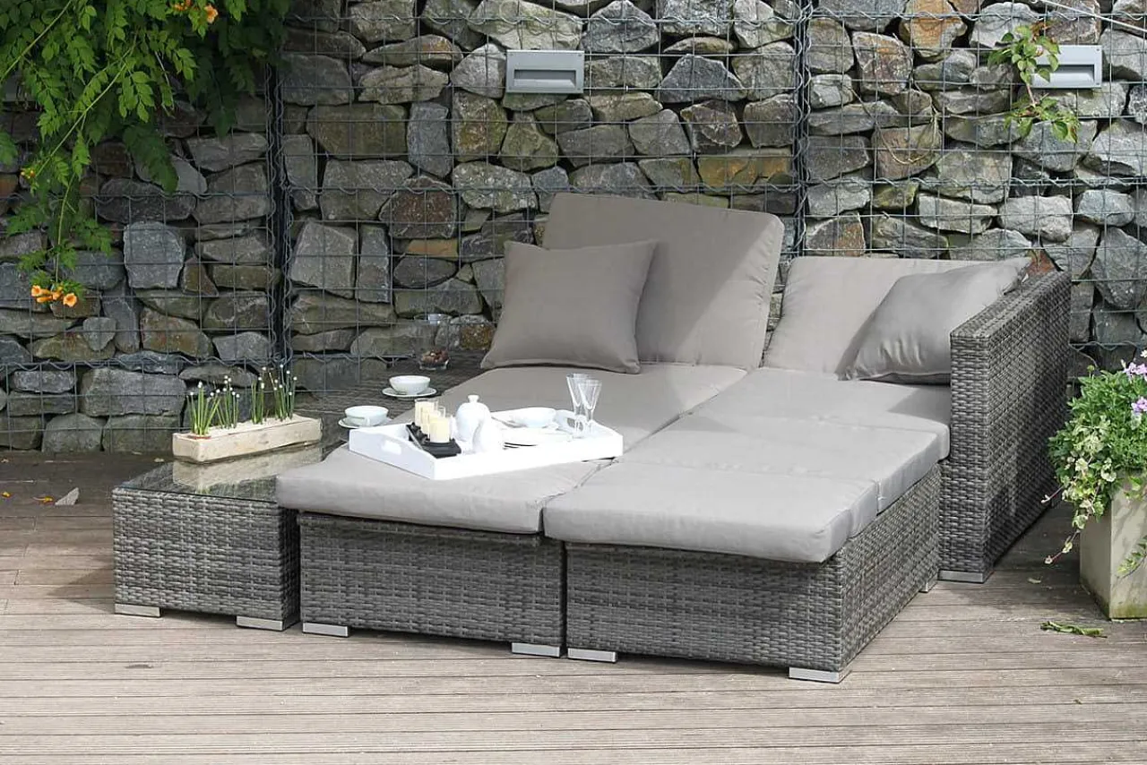 mutoni pleasure Gartenlounge Alcudia Grau> Gartenlounge