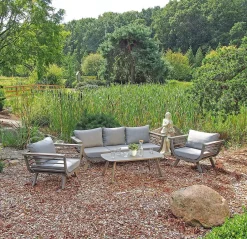 mutoni pleasure Gartenlounge Aroa Hellgrau (4-Er Set)><noscript><img width=