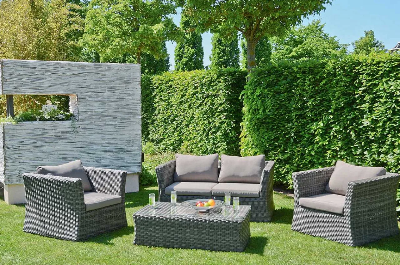 mutoni pleasure Gartenlounge Avila Graubraun> Gartenlounge