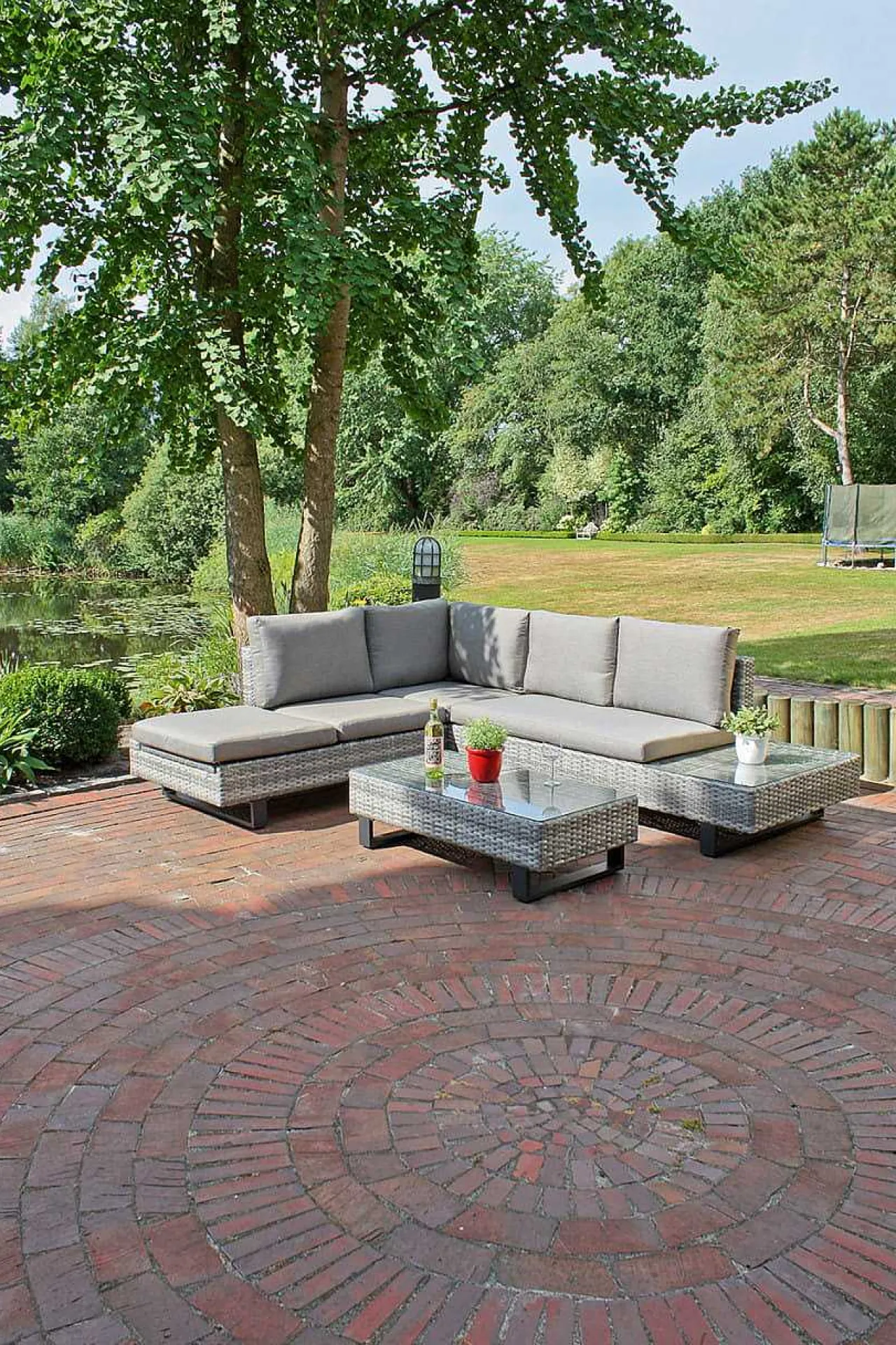 mutoni pleasure Gartenlounge Cadiz Grau> Gartenlounge