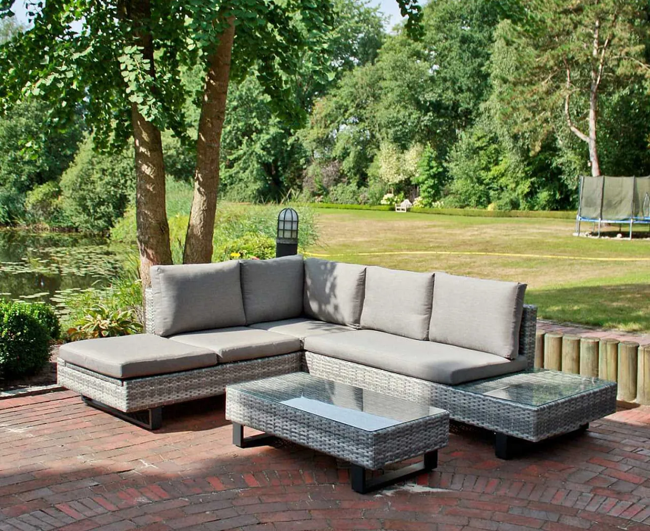 mutoni pleasure Gartenlounge Cadiz Grau> Gartenlounge