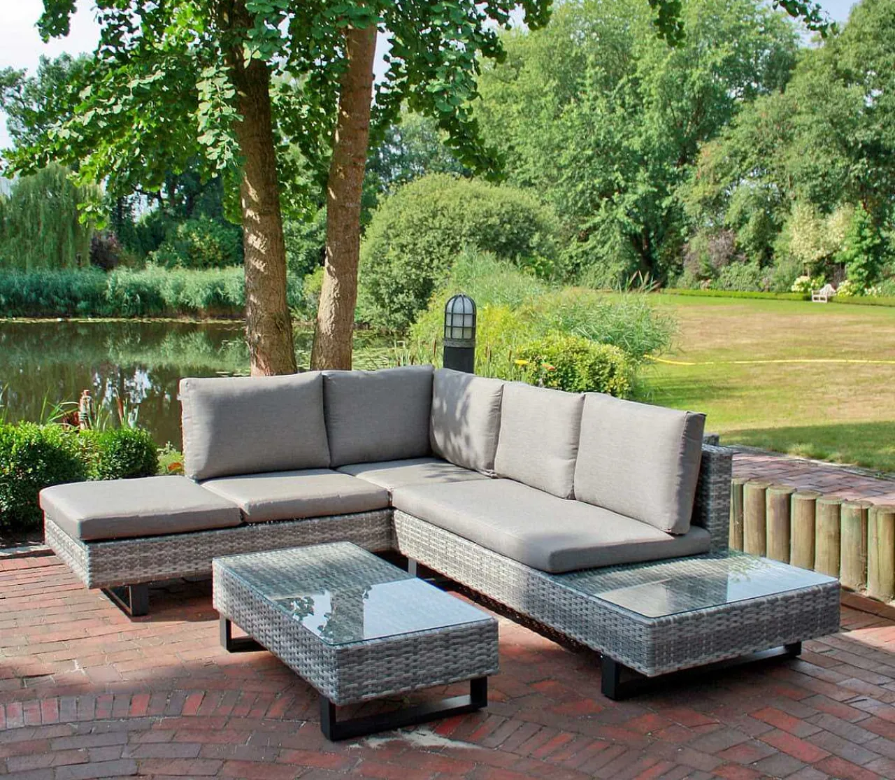 mutoni pleasure Gartenlounge Cadiz Grau> Gartenlounge