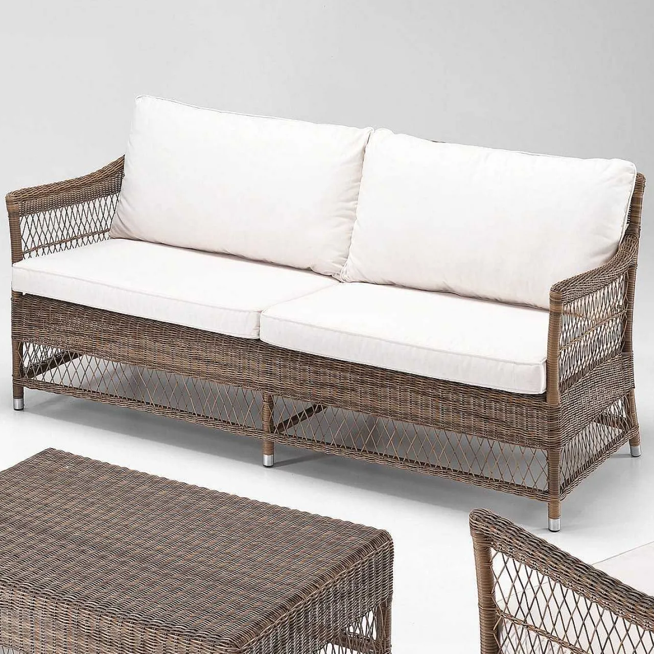 mutoni ethnic Gartenlounge Camille Polyrattan Bronze 5-Teilig> Gartenlounge
