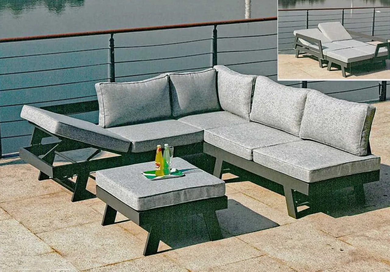 mutoni pleasure Gartenlounge Donna Grau> Gartenlounge