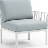 NARDI outdoor Gartenlounge Komodo Endelement Weiss Hellblau> Loungeelemente