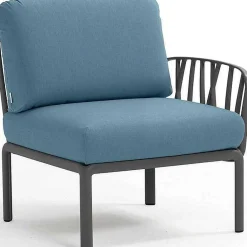 NARDI outdoor Gartenlounge Komodo Endelement Anthrazit Blau> Loungeelemente