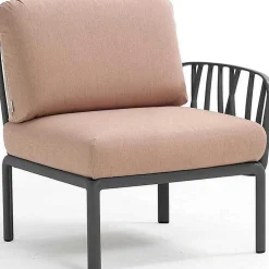 NARDI outdoor Gartenlounge Komodo Endelement Anthrazit Rosa> Loungeelemente