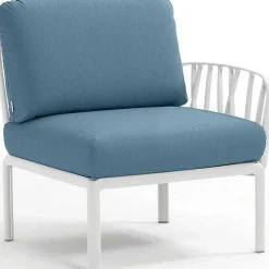 NARDI outdoor Gartenlounge Komodo Endelement Weiss Blau> Loungeelemente