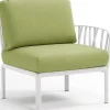 NARDI outdoor Gartenlounge Komodo Endelement Weiss Avocado> Loungeelemente