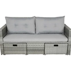 mutoni pleasure Gartenlounge Malta Grau> Gartenlounge