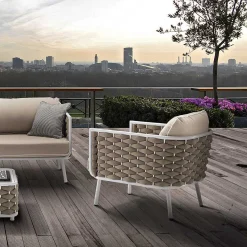 mutoni ethnic Gartenlounge Manhattan Sunproof Grey 4-Teilig><noscript><img width=
