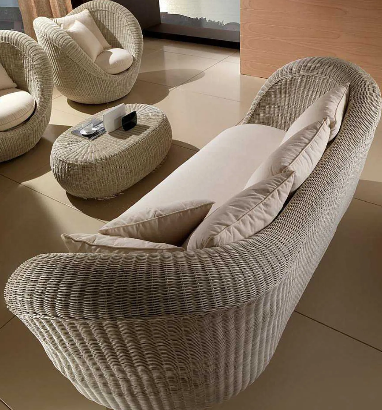 mutoni ethnic Gartenlounge Movida Poly-Rattan 4-Teilig> Gartenlounge