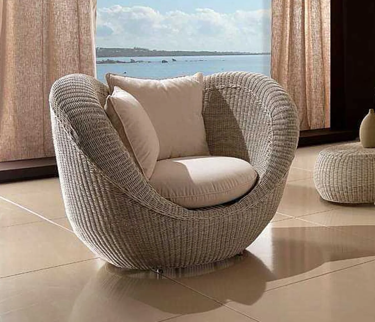 mutoni ethnic Gartenlounge Movida Poly-Rattan 4-Teilig> Gartenlounge