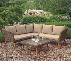 mutoni pleasure Gartenlounge Pamplona Braun> Gartenlounge