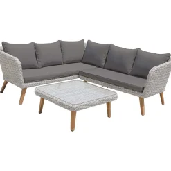 mutoni pleasure Gartenlounge Pamplona Grau> Gartenlounge