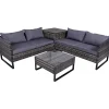 mutoni pleasure Gartenlounge Ramira Grau> Gartenlounge