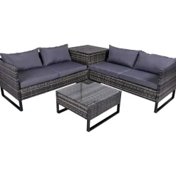 mutoni pleasure Gartenlounge Ramira Grau> Gartenlounge