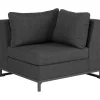 mutoni living Gartenlounge Rhodos Eck-Element Schwarz> Loungeelemente