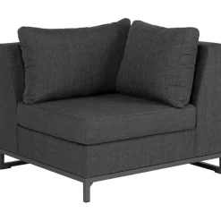 mutoni living Gartenlounge Rhodos Eck-Element Schwarz> Loungeelemente