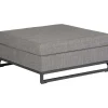 mutoni living Gartenlounge Rhodos Hocker Aschgrau> Gartenhocker