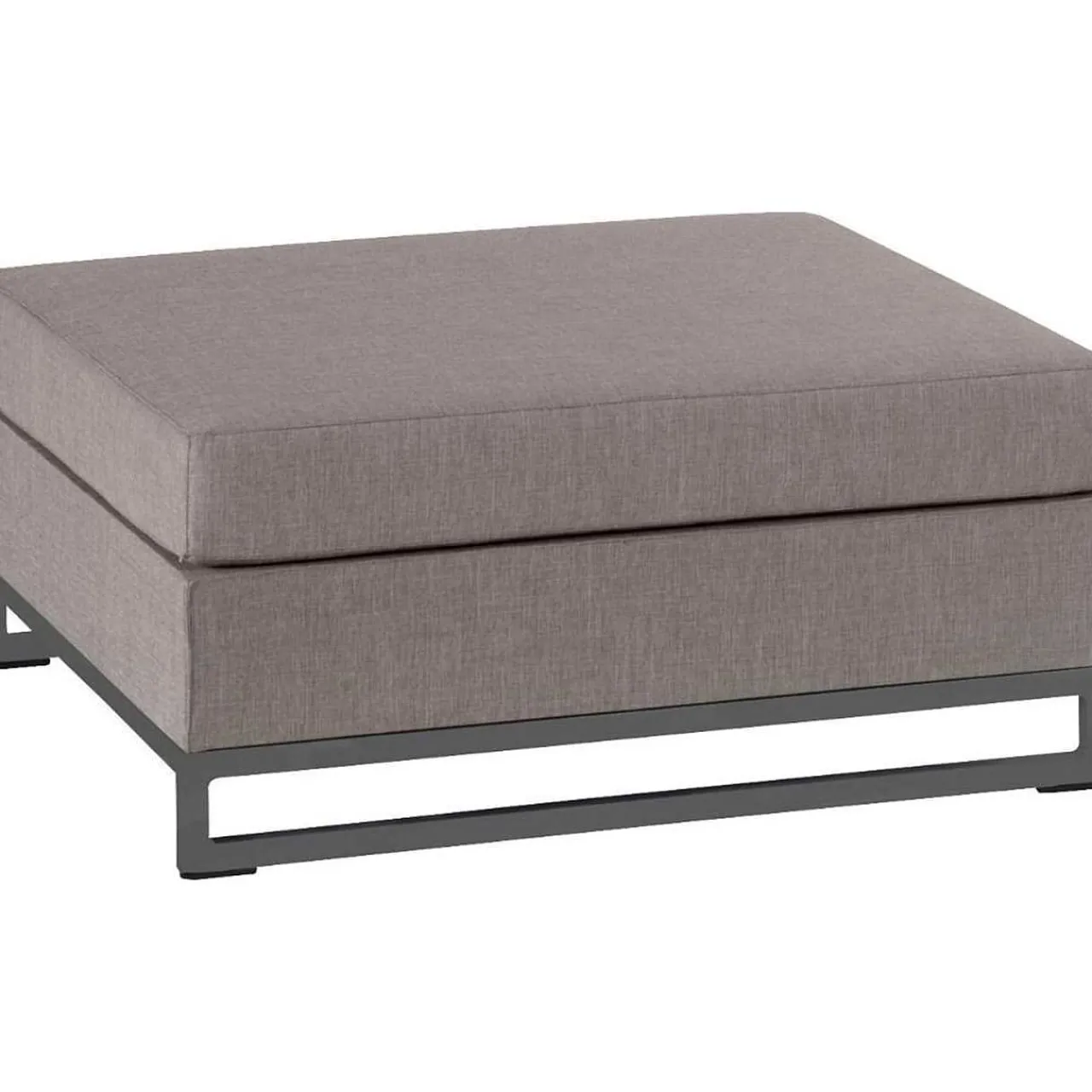 mutoni living Gartenlounge Rhodos Hocker Taupe> Gartenhocker