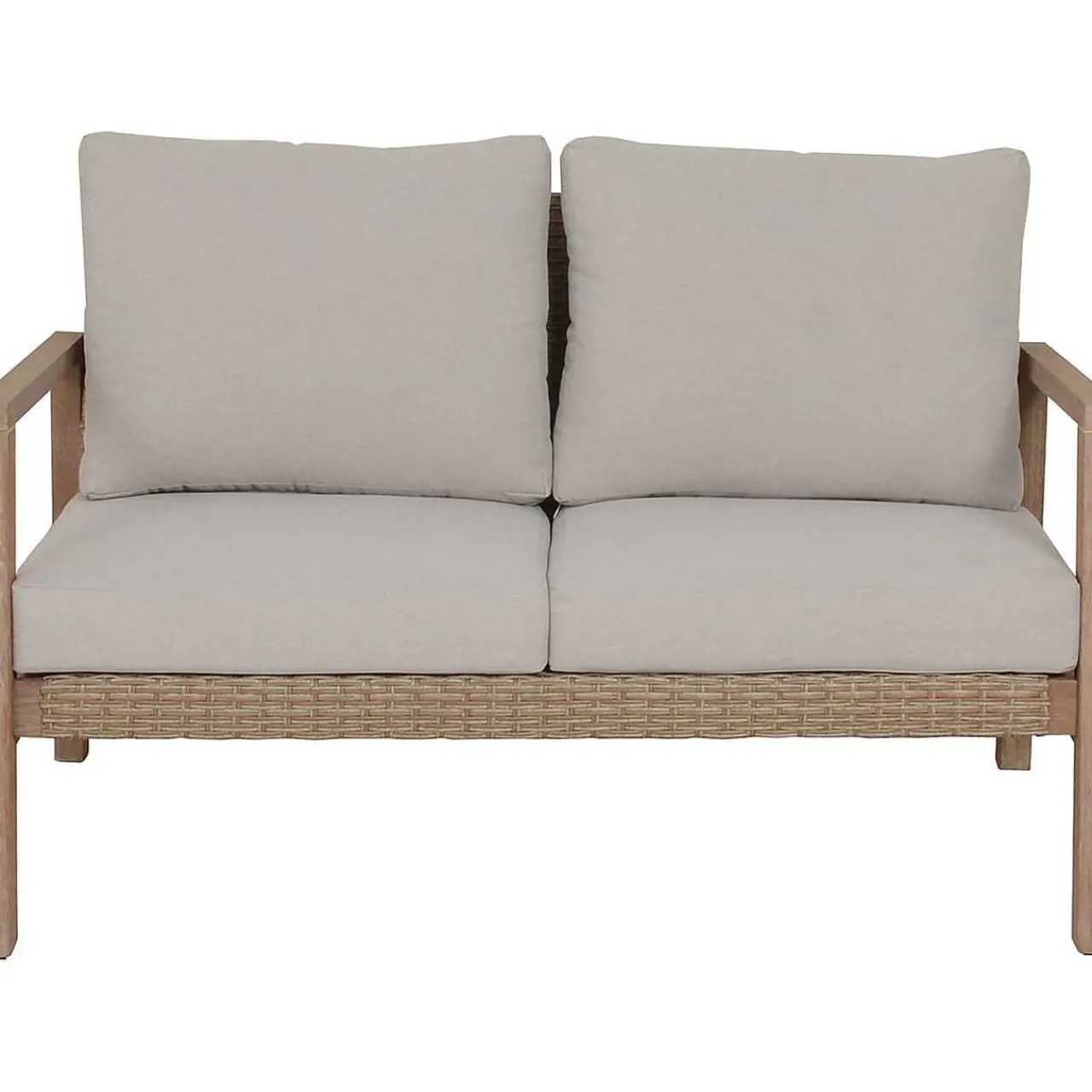 mutoni pleasure Gartenlounge San Mateo Beige Natur (4-Er Set)> Gartenlounge