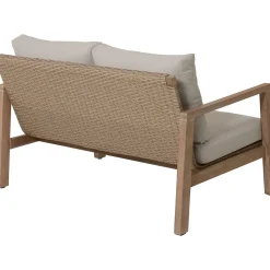mutoni pleasure Gartenlounge San Mateo Beige Natur (4-Er Set)> Gartenlounge