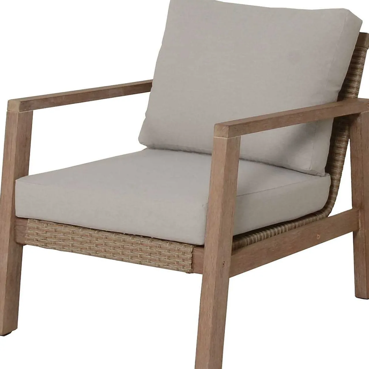 mutoni pleasure Gartenlounge San Mateo Beige Natur (4-Er Set)> Gartenlounge
