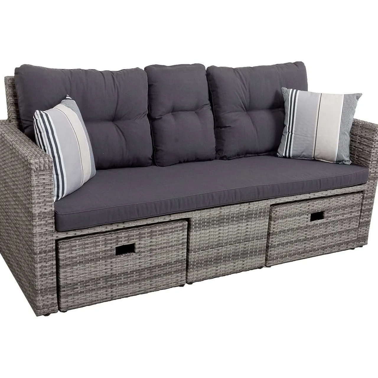 mutoni pleasure Gartenlounge Valletta Grau> Gartenlounge