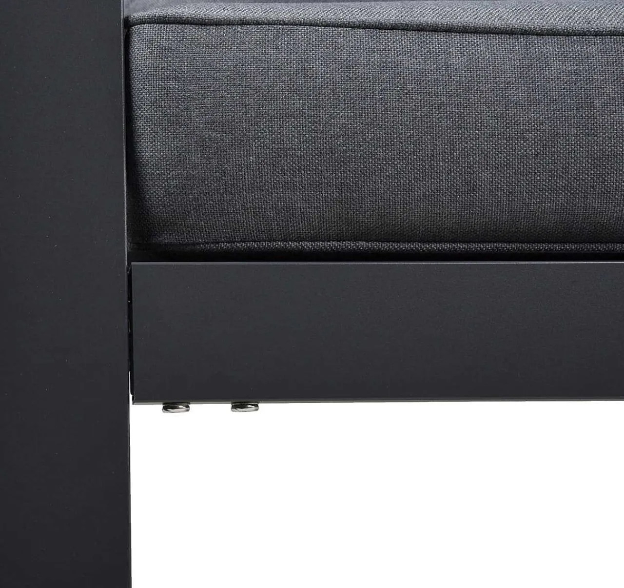 mutoni pleasure Gartenlounge Victoria Anthrazit (4-Er Set)> Gartenlounge