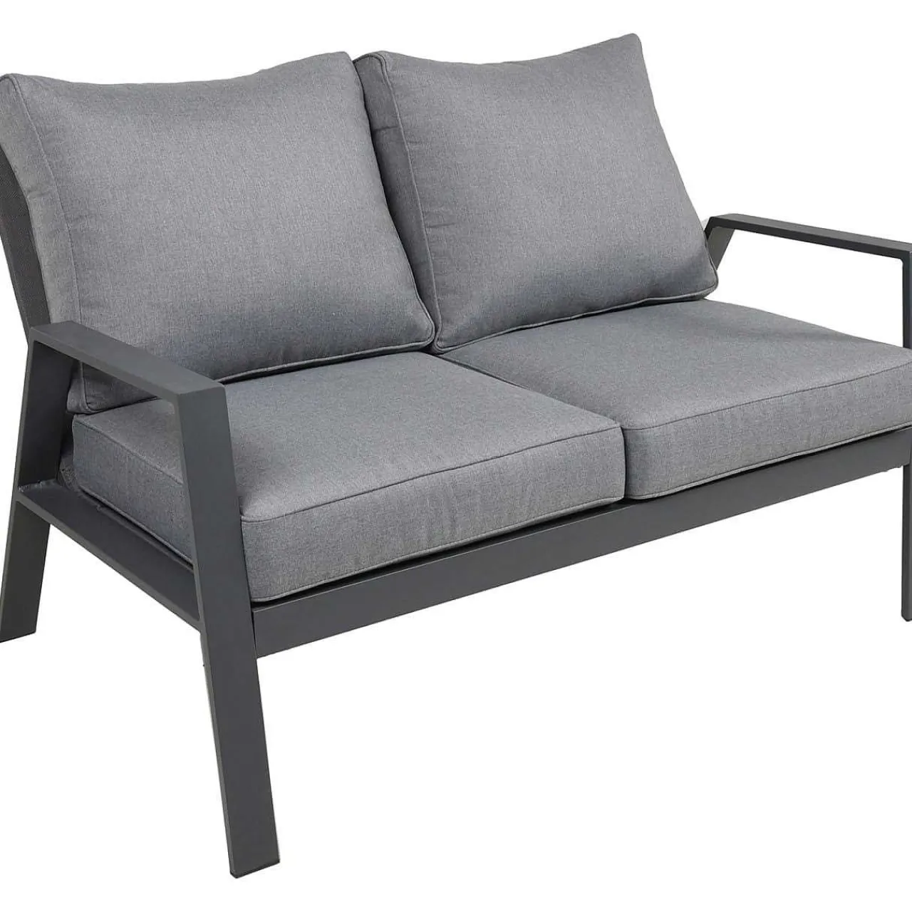mutoni pleasure Gartenlounge Victoria Anthrazit (4-Er Set)> Gartenlounge
