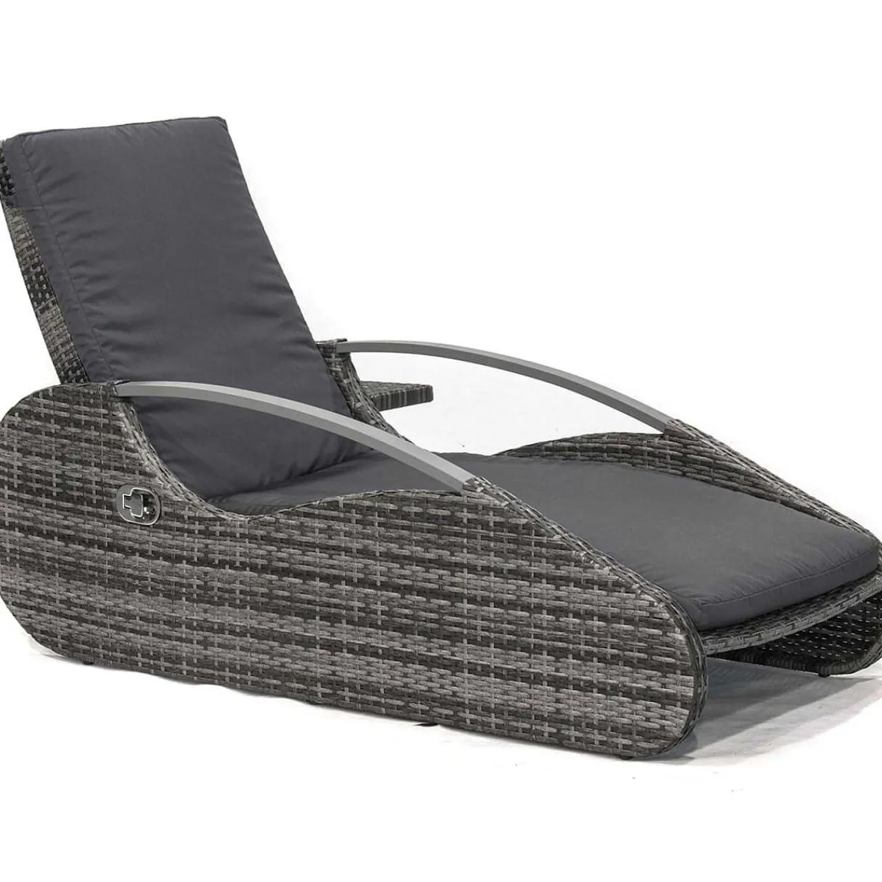 mutoni pleasure Gartenlounger Alassio Grau> Gartenliegen