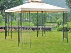 mutoni pleasure Gartenpavillon Amazonas Beige 300X300> Pavillons Und Gartenzelte