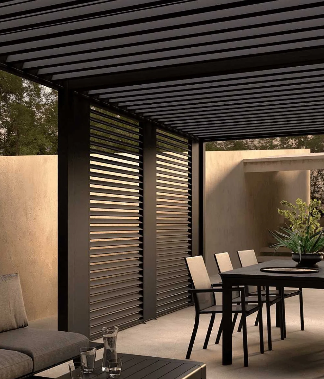 mutoni lifestyle Gartenpavillon Ocean Anthrazit 300X400> Pavillons Und Gartenzelte