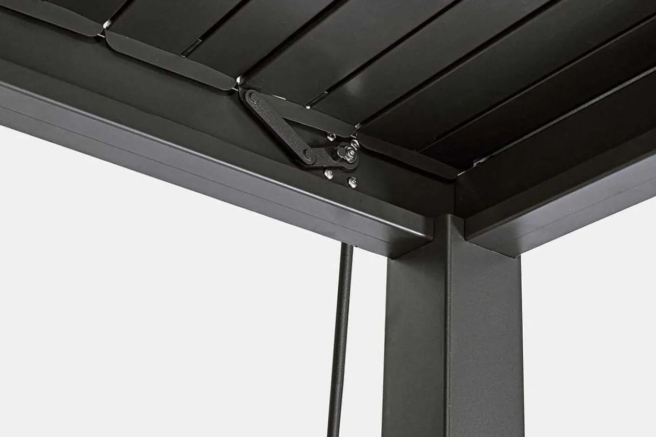 mutoni lifestyle Gartenpavillon Ocean Anthrazit 360X600> Pavillons Und Gartenzelte