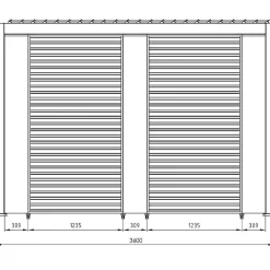 mutoni lifestyle Gartenpavillon Ocean Natur-Anthrazit 360X600><noscript><img width=