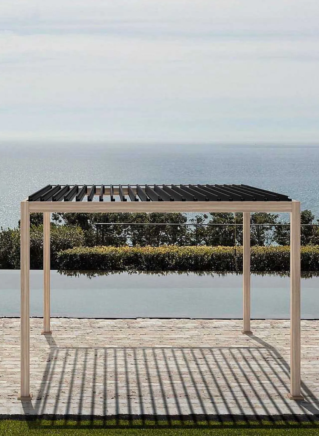 mutoni lifestyle Gartenpavillon Ocean Natur-Anthrazit 300X400> Pavillons Und Gartenzelte