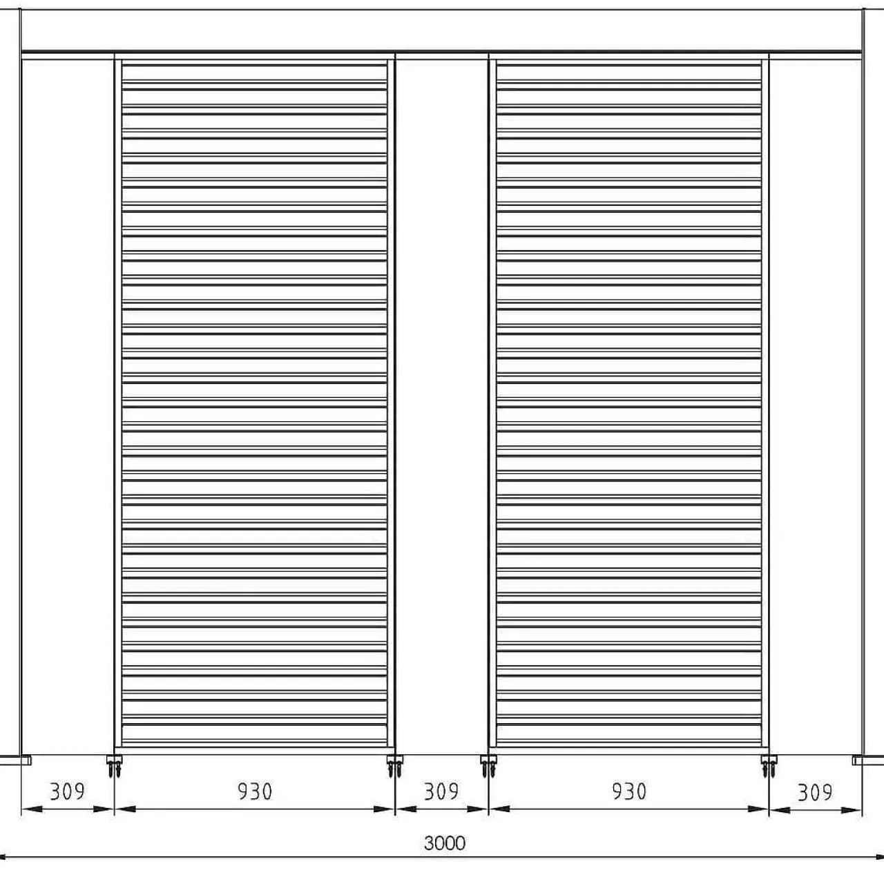 mutoni lifestyle Gartenpavillon Ocean Natur-Anthrazit 300X400> Pavillons Und Gartenzelte