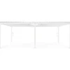 mutoni lifestyle Gartenpavillon Ocean Weiss 360X720> Pavillons Und Gartenzelte