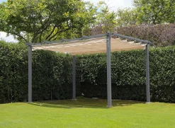 mutoni pleasure Gartenpavillon Pecos Beige 395X295> Pavillons Und Gartenzelte