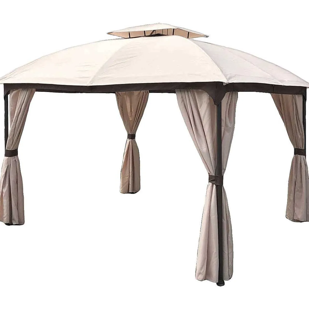 mutoni pleasure Gartenpavillon Pires Beige 360X300> Pavillons Und Gartenzelte