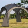 mutoni pleasure Gartenpavillon Ticino Grau 350X350> Pavillons Und Gartenzelte