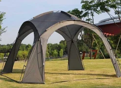 mutoni pleasure Gartenpavillon Ticino Grau 350X350> Pavillons Und Gartenzelte