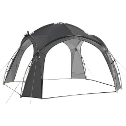 mutoni pleasure Gartenpavillon Ticino Grau 350X350> Pavillons Und Gartenzelte