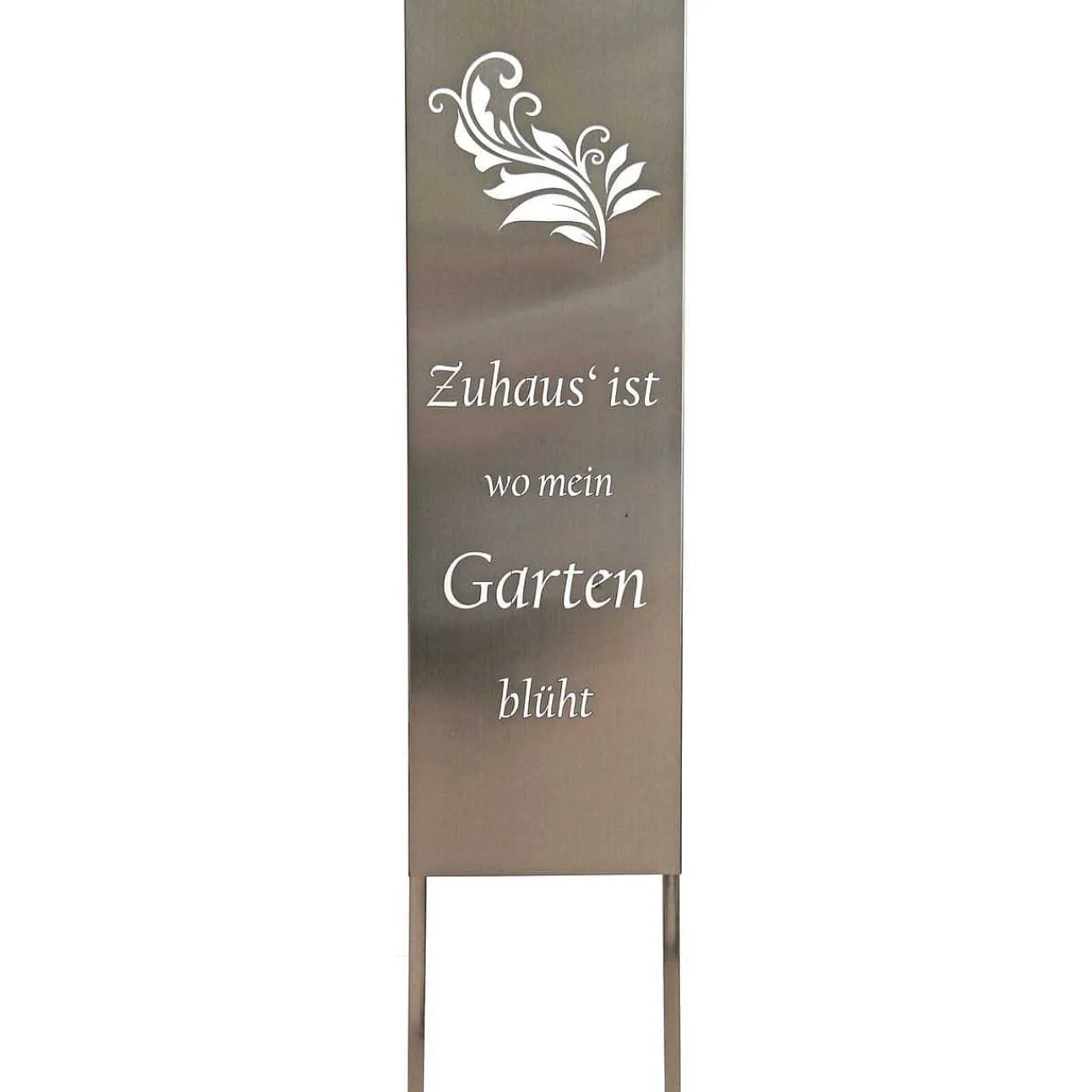 mutoni pleasure Gartenschild Farn Edelstahl Silber> Gartendeko