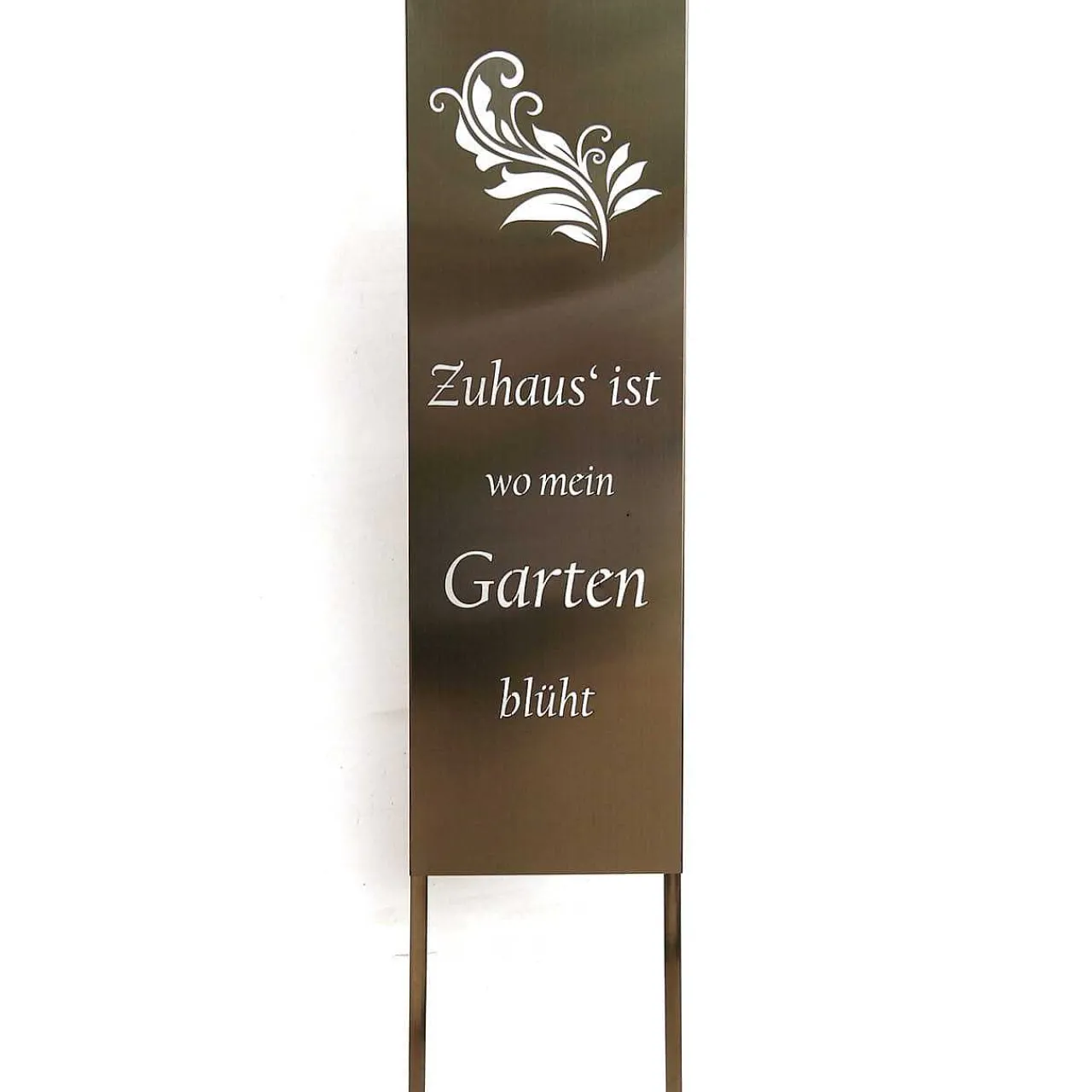 mutoni pleasure Gartenschild Farn Edelstahl Silber> Gartendeko