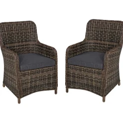 mutoni pleasure Gartensessel-Set Bordeaux Nelkenbraun (4-Tlg)><noscript><img width=