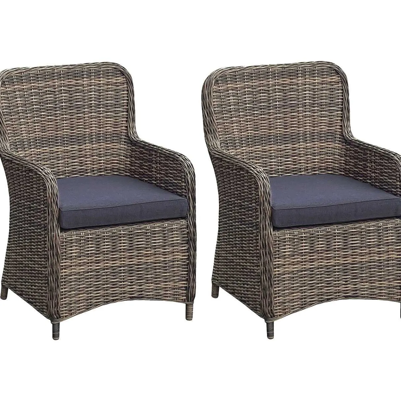 mutoni pleasure Gartensessel-Set Bordeaux Nelkenbraun (2-Tlg)> Gartensessel