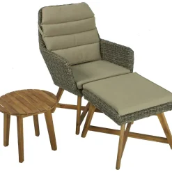 mutoni pleasure Gartenset Calvia Braun (3-Tlg)> Gartensessel